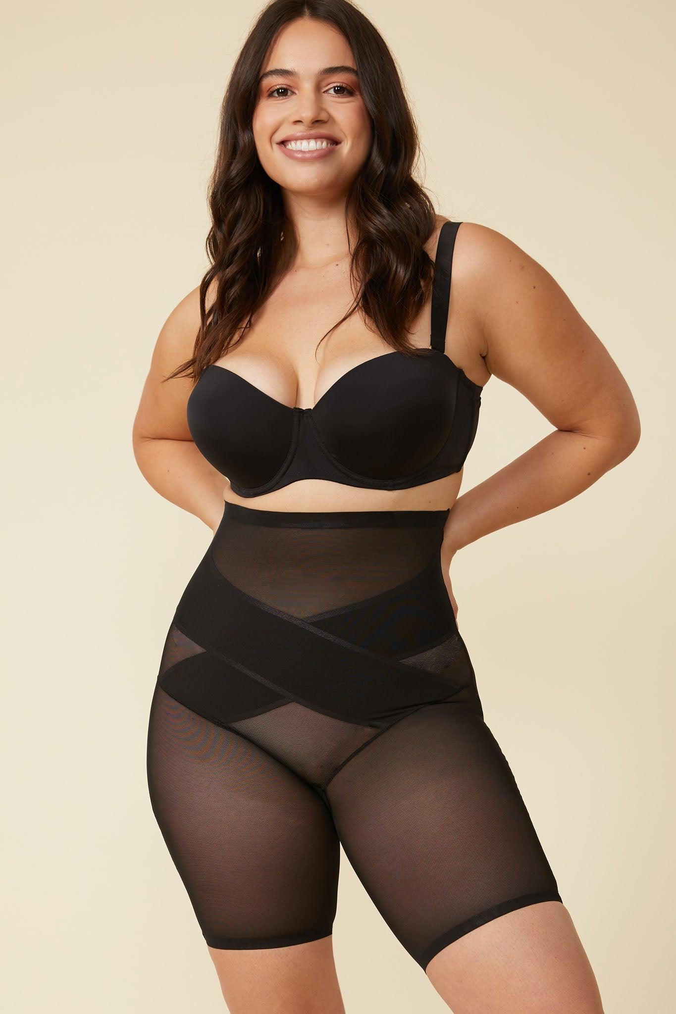 Sculpting Shapewear Cross Body Shorts - Being Shaped