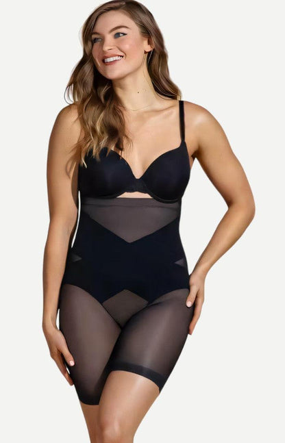 Sculpting Shapewear Cross Body Shorts - Being Shaped