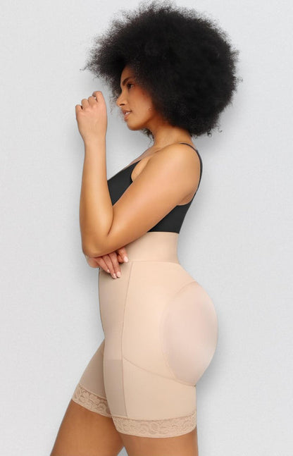 Sculpting Shapewear High-Waisted Compress & Lift Shorts - Being Shaped