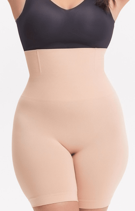 Sculpting Shapewear High-Waisted Shorts - Being Shaped