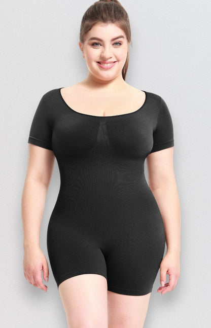 Sculpting Shapewear Short Sleeve Bodysuit - Being Shaped