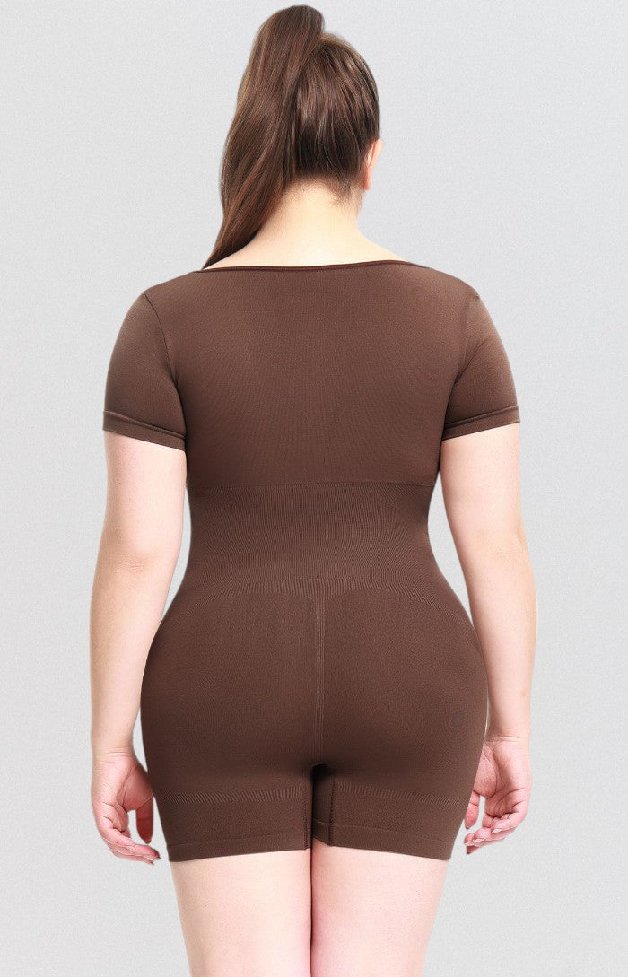 Sculpting Shapewear Short Sleeve Bodysuit - Being Shaped